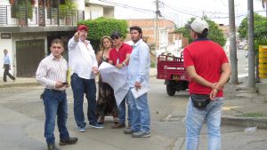 Socialización de inicio de obra en la comuna 2 